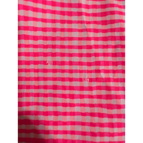 Lilly Pulitzer Thyme Skirt Fiesta Pink Pretty Gingham 0 NWT - Picture 4 of 7